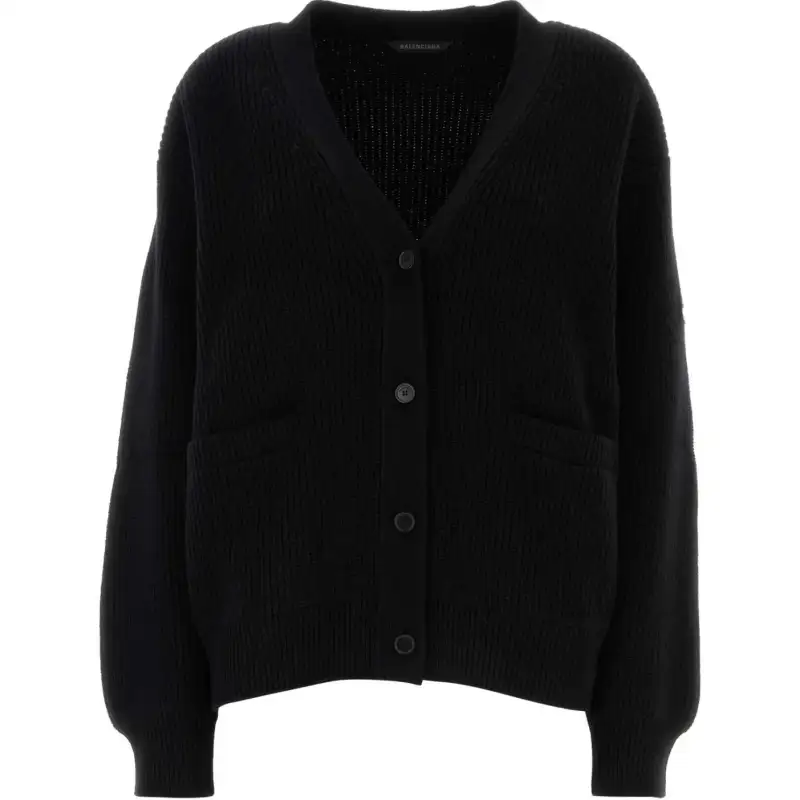 Balenciaga Button Up Knit Cardigan