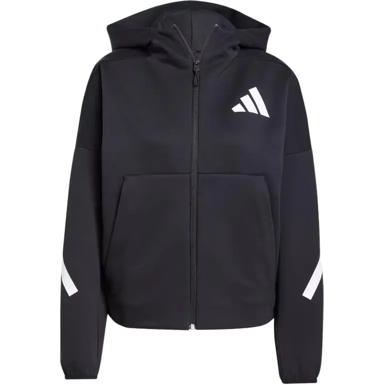 Adidas Z.N.E. Full Zip Hoodie Black/White
