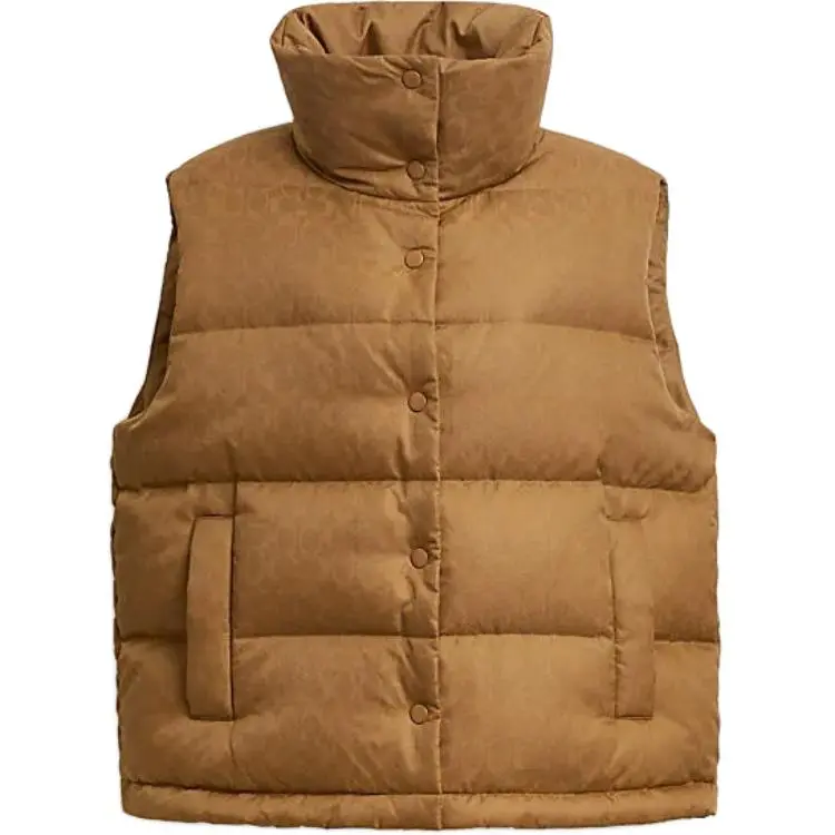 COACH FW24 Down Jacket Women's Milk Tea