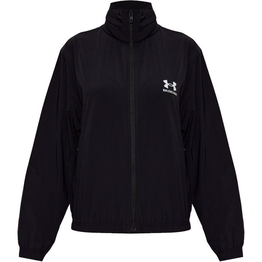 Balenciaga Under Armour Logo Printed Zip Up Windbreaker