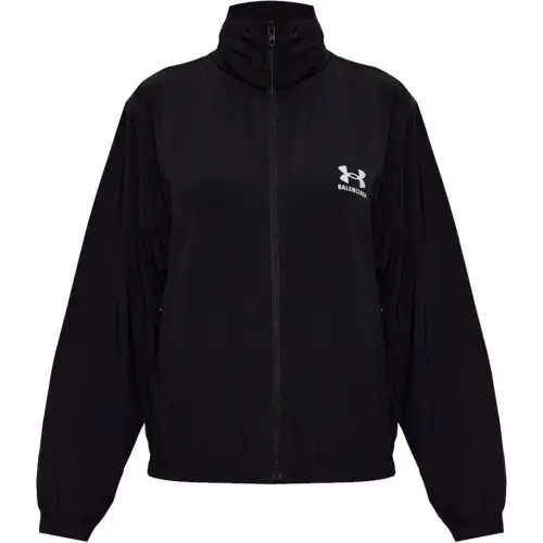 Balenciaga Under Armour Logo Printed Zip Up Windbreaker