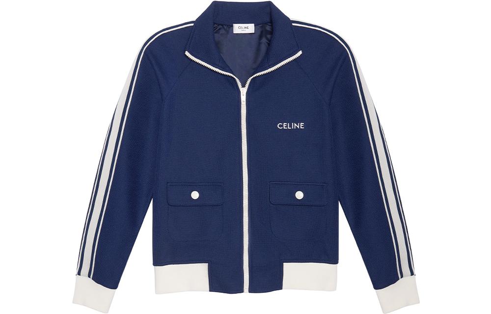 Женская куртка CELINE SS23 Logo (синяя)