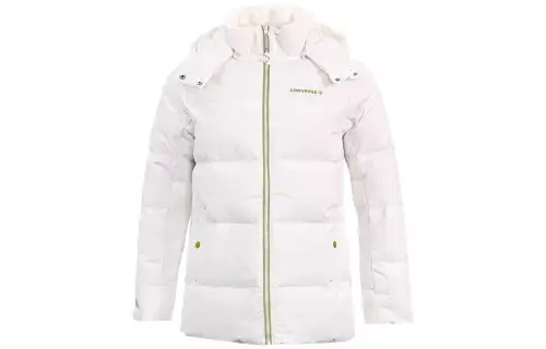 Converse Down Jackets Women's White Hooded Moderate Other
