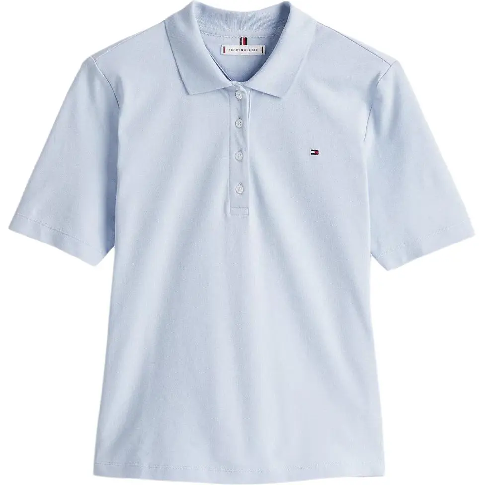Tommy Hilfiger Polo Shirt Women's Light Blue
