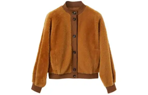Loro Piana Jackets & Coats Women's Fine Wood Gold