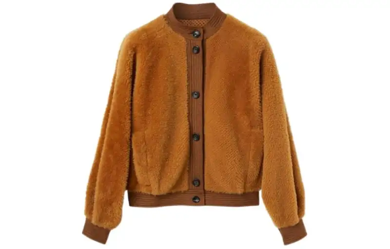 Loro Piana Jackets & Coats Women's Fine Wood Gold