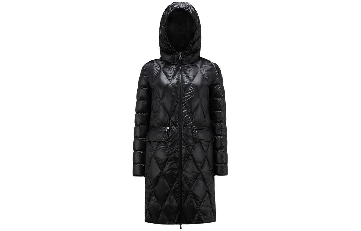 Женская куртка Moncler (темно-синяя)