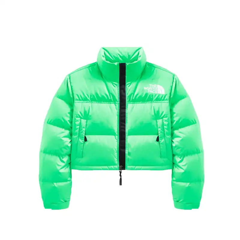THE NORTH FACE Women's Nuptse Short Jacket Chlorophyll Green