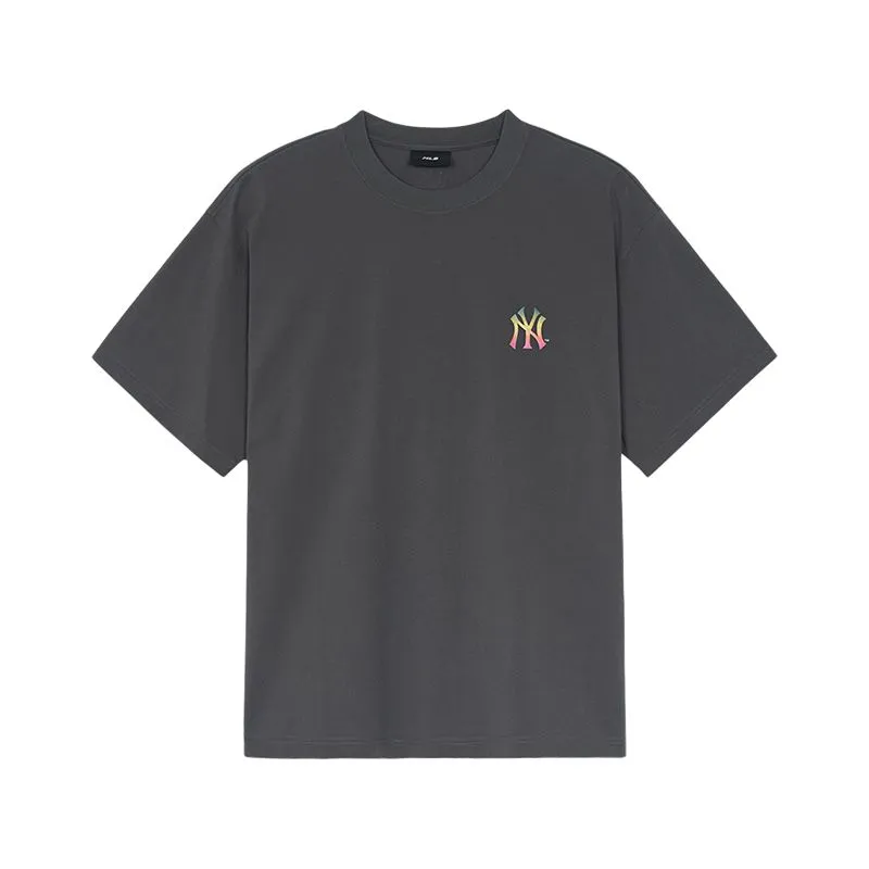 MLB New York Yankees SS25 T Shirt Unisex Dark Charcoal Gray