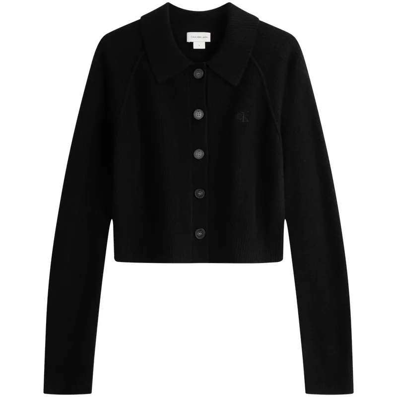 Calvin Klein SS25 Knitwear Women's Lapel Moderate Straight Fit