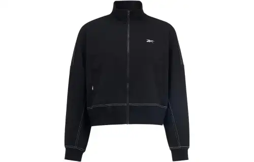 Reebok Jackets Women's Black Stand Collar Moderate Other