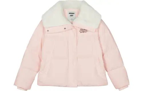 Skechers Down Jacket Women's Pink Peach Blossom