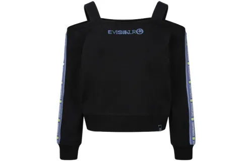 EVISU Sweatshirts Women's Black Moderate