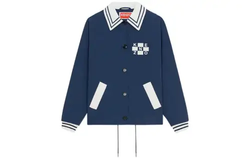 KENZO Logo Printed Buttoned Sailor Jacket