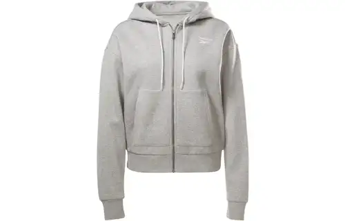 Reebok Jackets Women's Medium Heather Gray Hooded Moderate Other