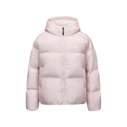 Skechers Down Jacket Women's Gray Pink
