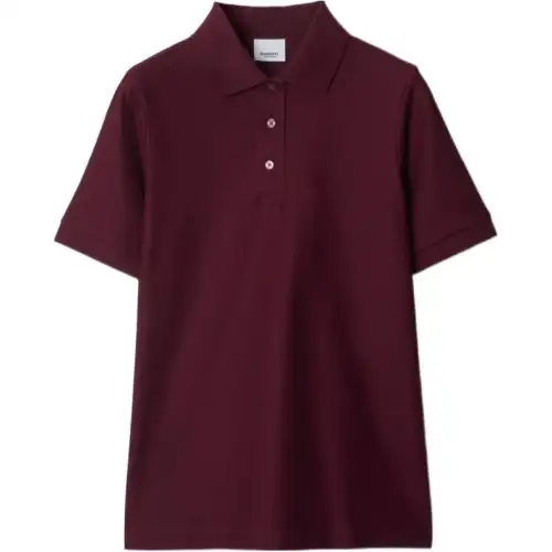 Burberry SS24 Polo Shirt Women's Dark Grape