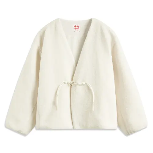 Li Ning Rijin Doujin Collection Knitwear Women's Ecru