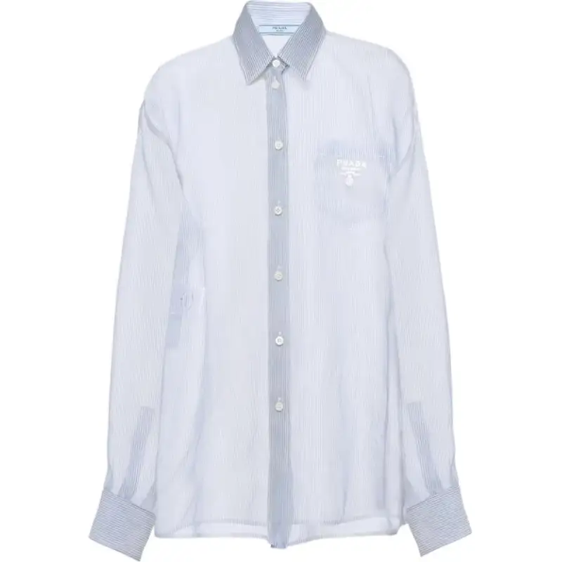 PRADA Shirts Women's Light Blue Moderate
