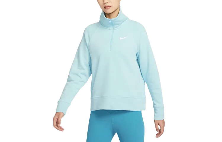 Nike Jackets Women's Ecstatic Ocean Blue Stand Collar Moderate Other