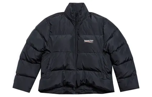 Balenciaga Political Campaign C-shape puffer jacket