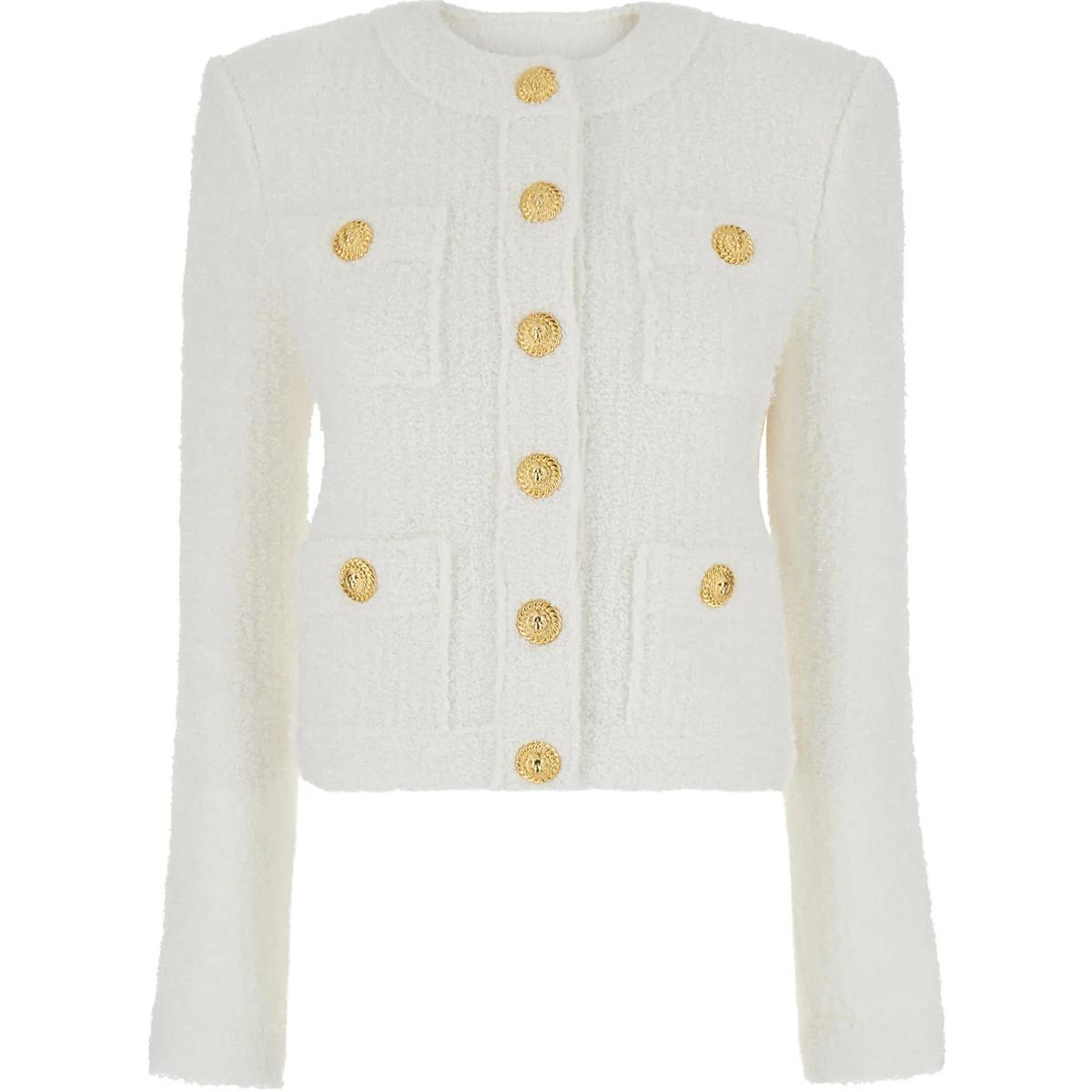 Женская куртка BALMAIN (белая)