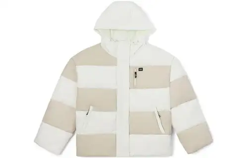 Vans Down Jacket Women's White Checkerboard