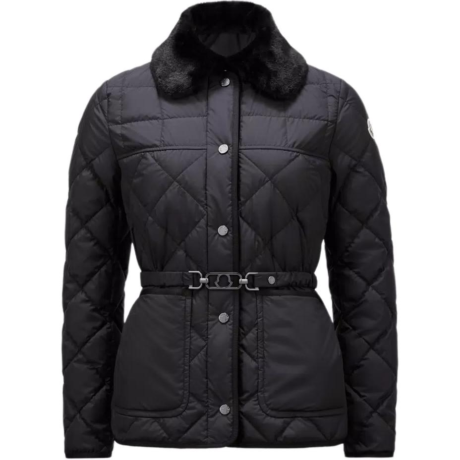 Женский пуховик Moncler (черный)
