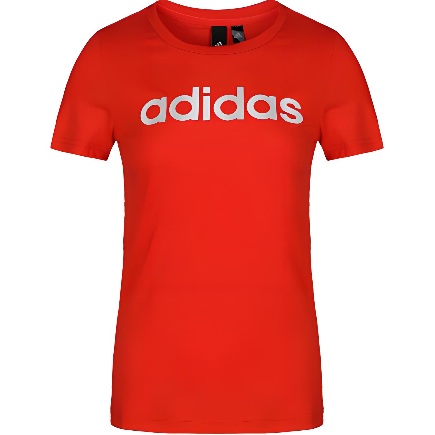 Женская футболка adidas (красная)