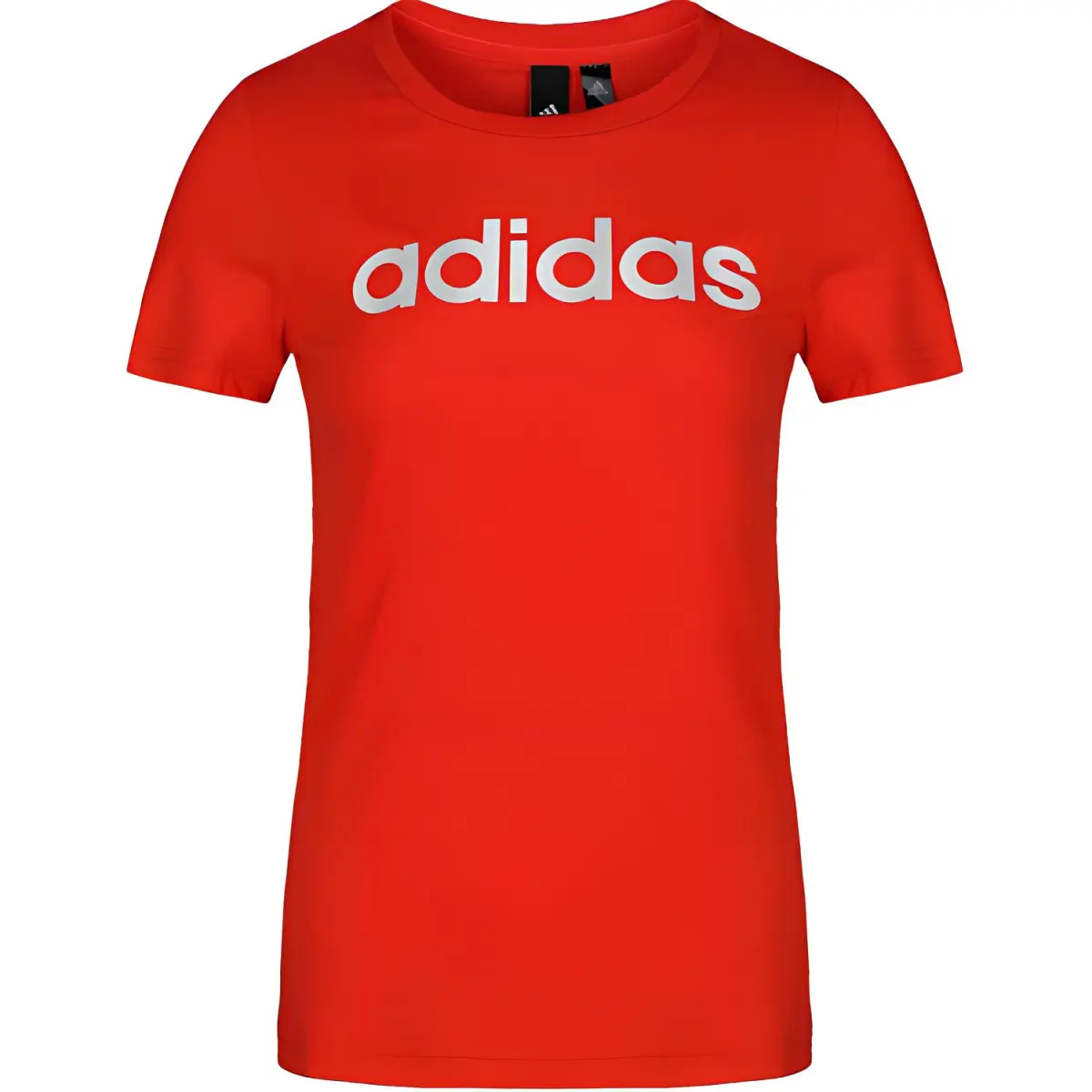 Adidas T-Shirts Women's Red Crew Neck Moderate