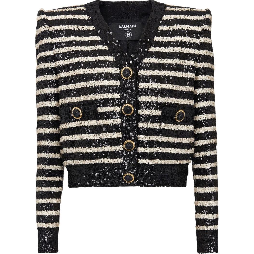 Женская куртка BALMAIN (черная)