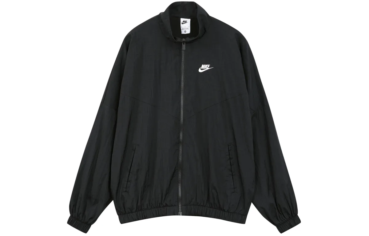 Nike Jackets Women's Black Stand Collar Moderate Other