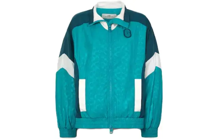 COACH Jackets Women's Blue Lapel Moderate Other