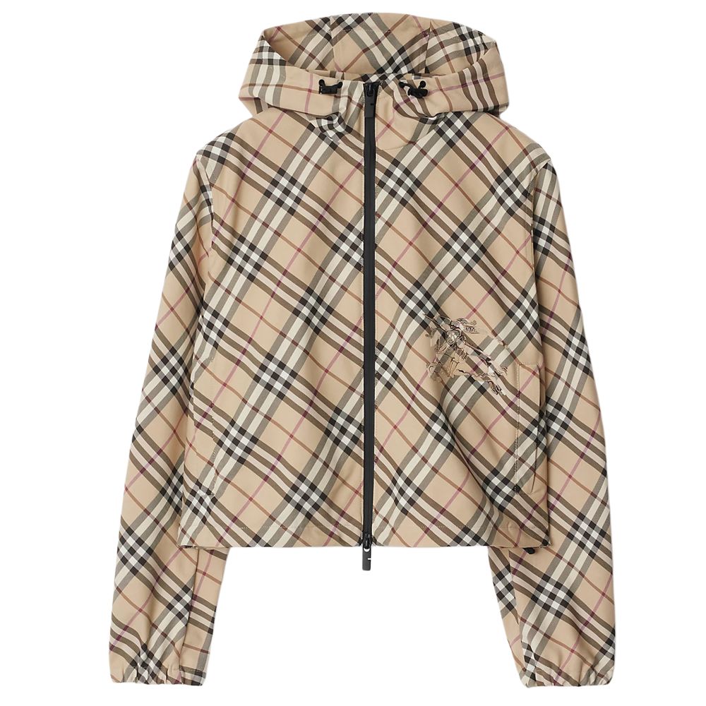 Женская куртка Burberry (светло-серая)