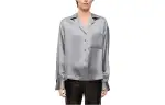 LOEWE Pyjama Blouse In Silk Shirt Women's Mouse Grey