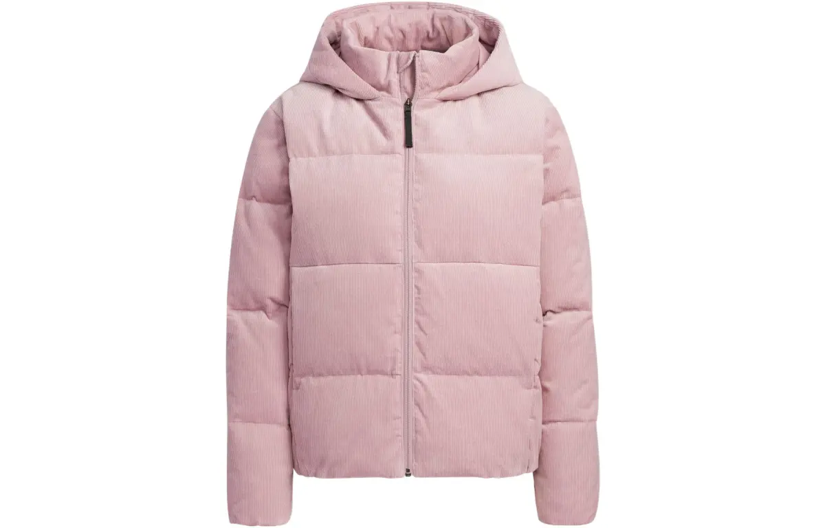 Adidas Down Jackets Women's Purple Hooded Moderate Other
