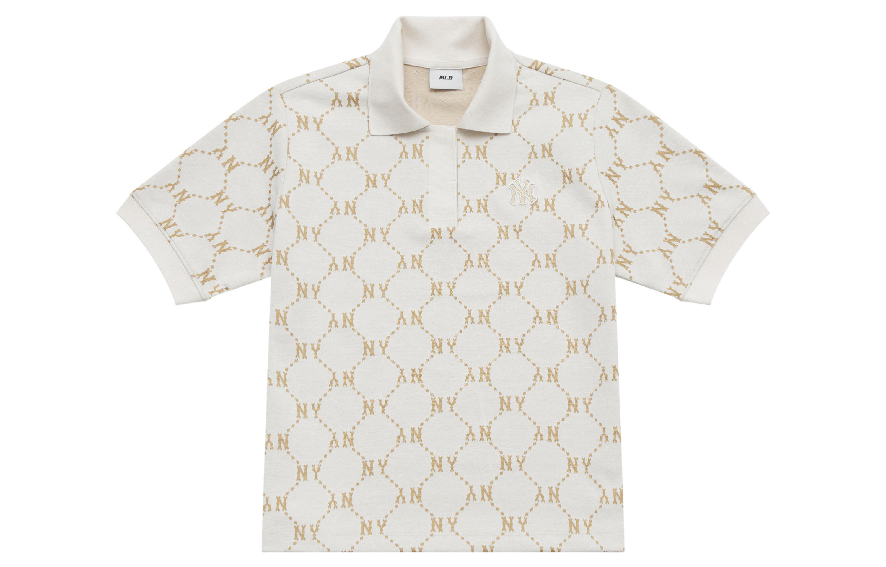 Женская футболка MLB MONOGRAM (слоновая кость)