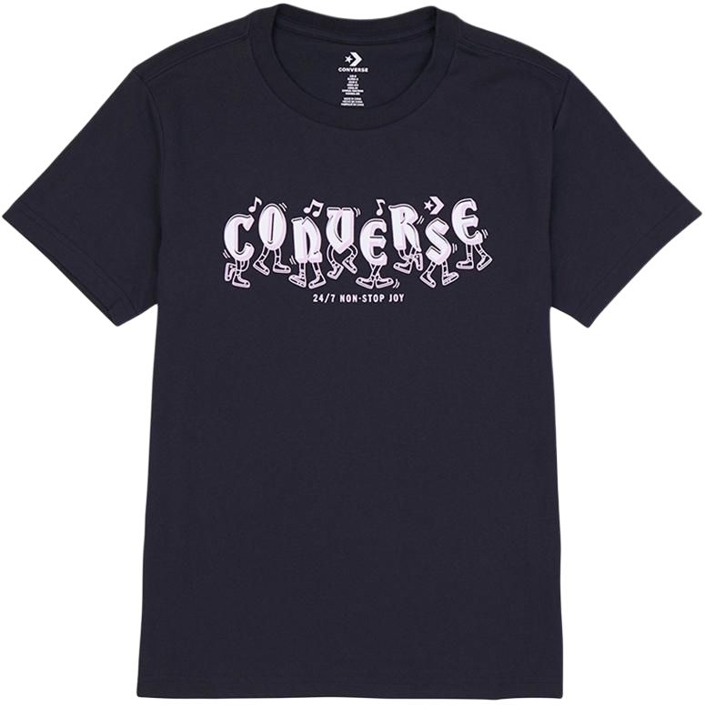 Женская футболка Converse MAJICA Festival (черная)