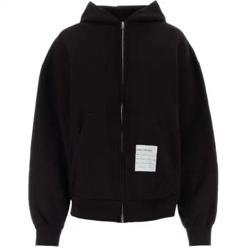 Balenciaga FW23 Sweatshirt, Regular Fit Women's Black