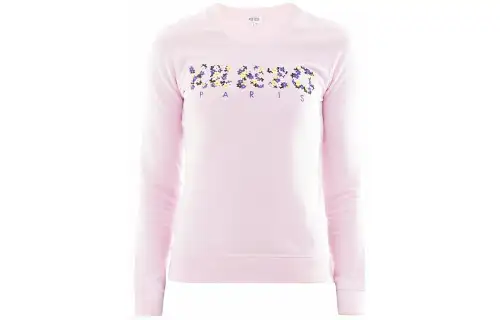 KENZO Sweatshirts Women's Pink Crew Neck Moderate Regular