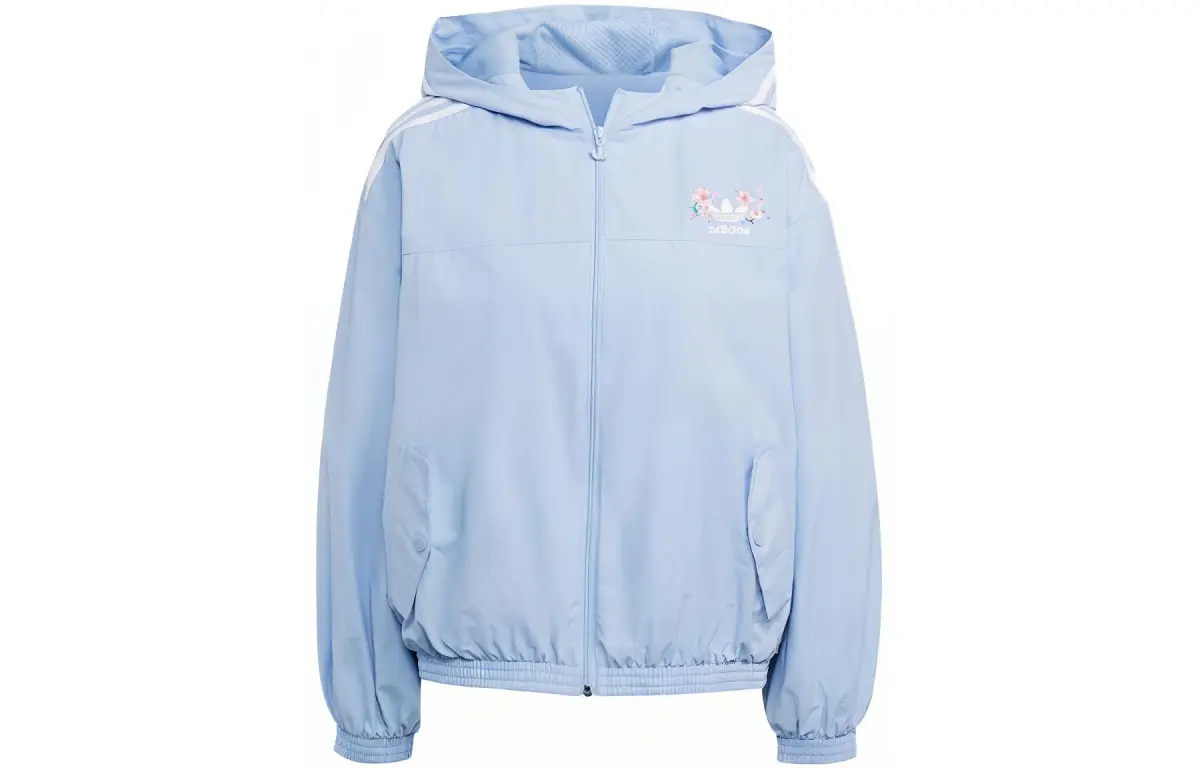 Adidas Originals Trefoil Jacket Women's Light Pink Blue