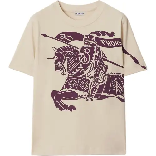 Burberry Logo Printed Crewneck T Shirt