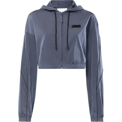 Reebok Hooded Cropped Track Jacket