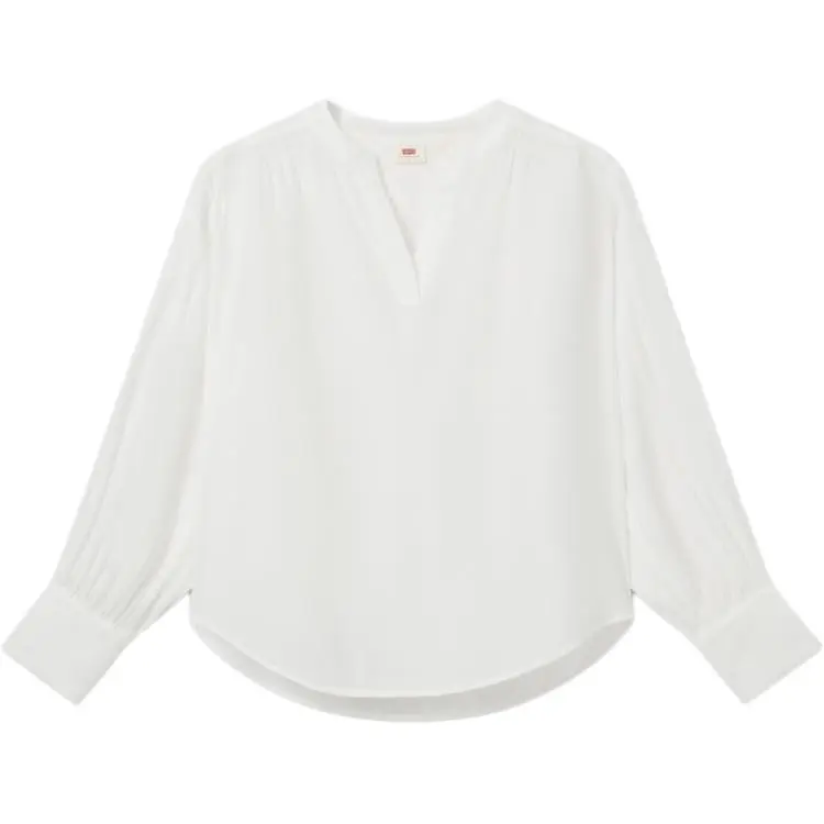 Levi's Shirts Women's White Crew Neck Moderate