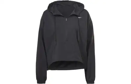 Reebok Jackets Women's Black Hooded Moderate Other