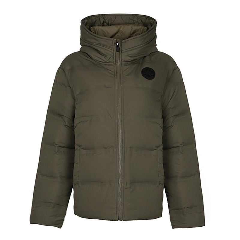 Converse Down Jackets Women's Olive Green Hooded Moderate Other