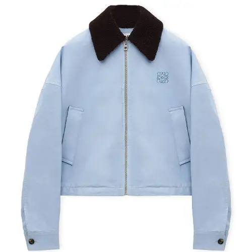 LOEWE Anagram SS25 Women's Pre Selection Collection Jackets & Coats Women's Blue