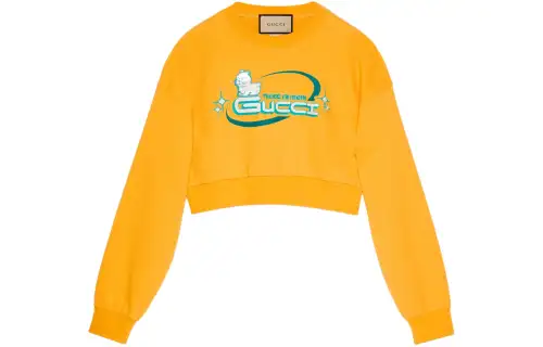 GUCCI Animal Printed Jersey Sweatshirt
