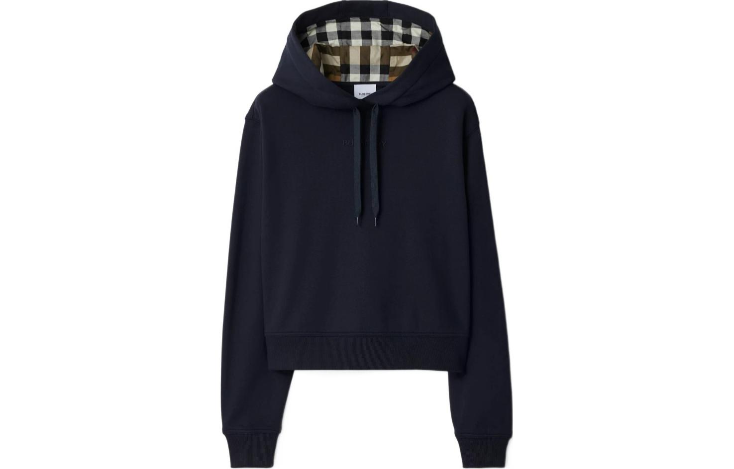 Женское худи Burberry Burberry SS24 Logo (военно-морской синий)