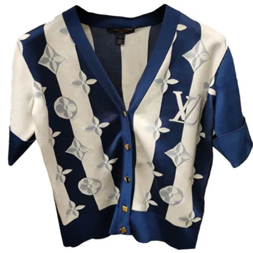 LOUIS VUITTON T Shirt Women's Blue & White